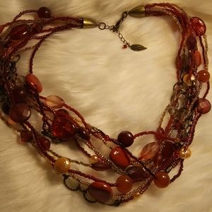 Cold water creek beaded necklace